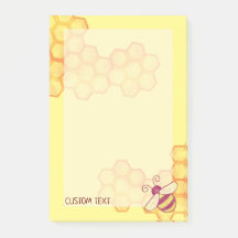 Sweet Bee Honeycomb Custom Notes