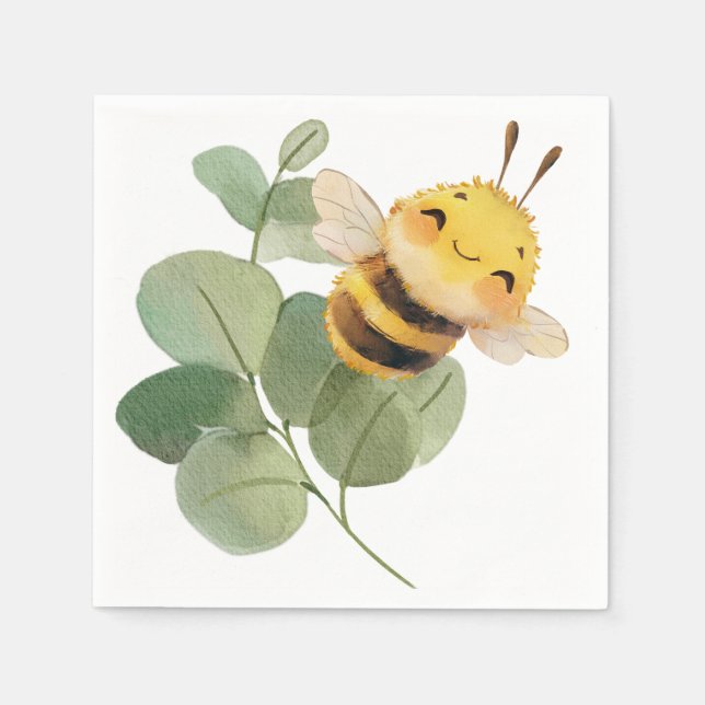 Sweet Bee Napkins (Front)