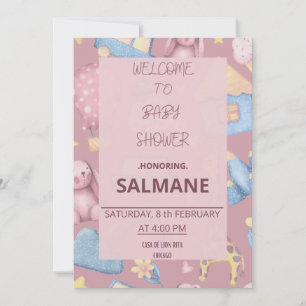 Sweet Beginnings: A Baby Shower Celebration Invitation