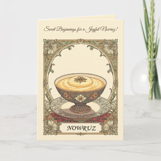 Sweet Beginnings Celebrating Samanu and Spring Card (Front)