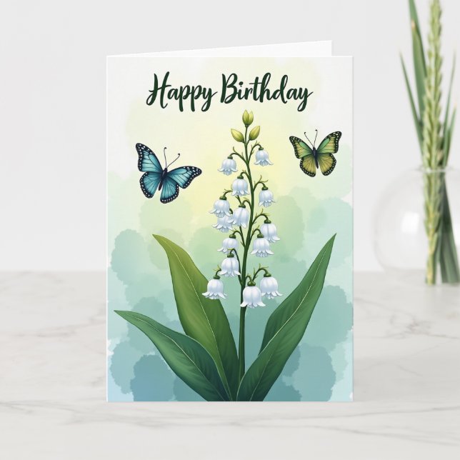 Sweet Bell Blossom Card (Front)