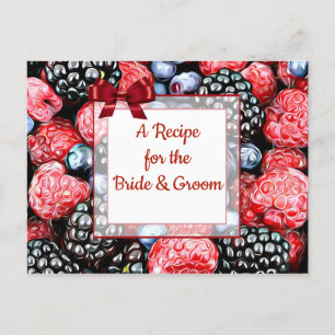 Sweet Berries Wedding Recipe Card