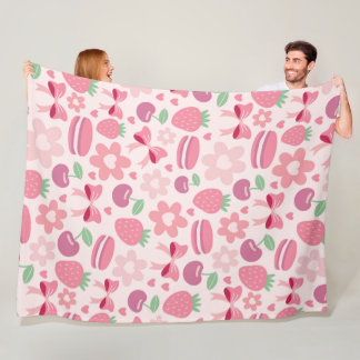 Sweet Berry Bliss Fleece Blanket