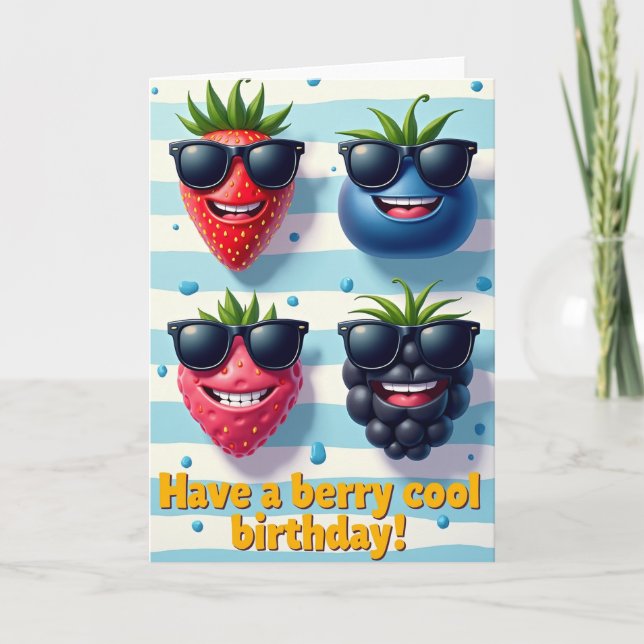 Sweet Berry Characters Card (Front)