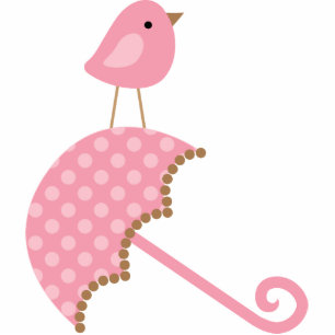 Sweet Bird Baby Shower Cake Topper Standing Photo Sculpture