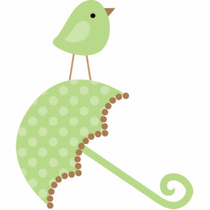 Sweet Bird Baby Shower Cake Topper Standing Photo Sculpture