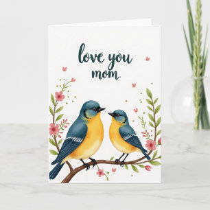 Sweet Birds Mothers Day Card