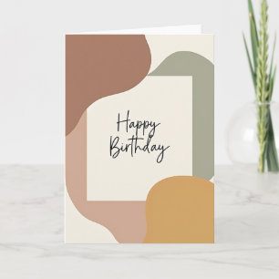 Sweet Birthday Abstract Card