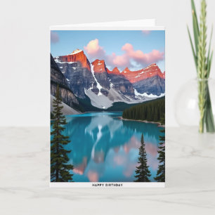 Sweet Birthday Alpine Lake Card