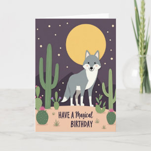 Sweet Birthday Cactus Dog Card