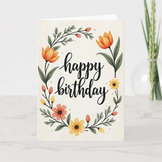 Sweet Birthday Card (Front)