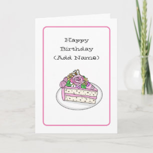 Sweet Birthday Card for Her   Birthday Cupcake