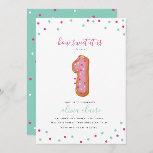 Sweet Birthday Celebration   One Invitation