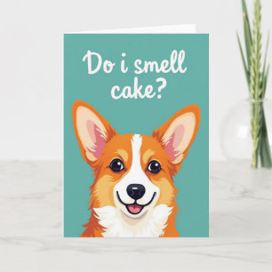 Sweet Birthday Cheerful Dog Card