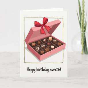 Sweet Birthday Chocolate Treat Card