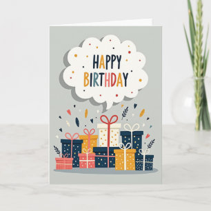 Sweet Birthday Cloud Card