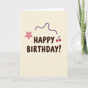 Sweet Birthday Cocoa Swirl Card