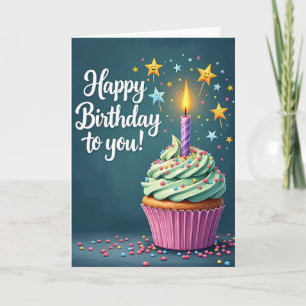 Sweet Birthday Cupcake Card