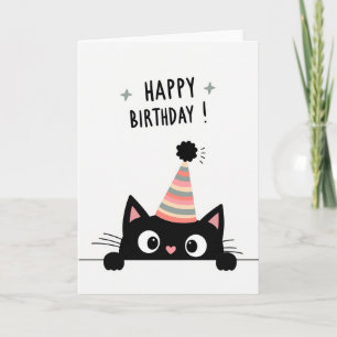 Sweet Birthday Feline Card