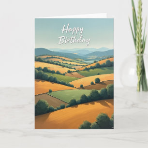 Sweet Birthday Fields Card