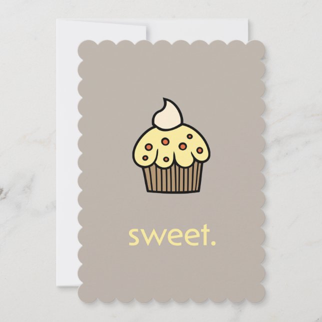 Sweet Birthday Flat Card Customise (Front)