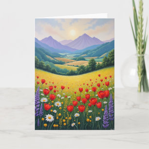 Sweet Birthday Floral View Card