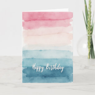 Sweet Birthday Gradient Card