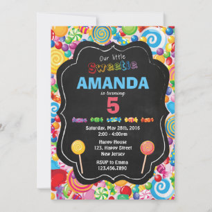 Sweet Birthday Invitation