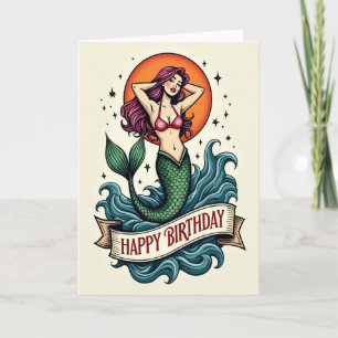 Sweet Birthday Mermaid Card