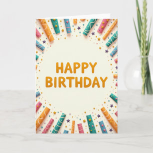 Sweet Birthday Paper Art Card