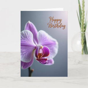Sweet Birthday Purple Blossom Card