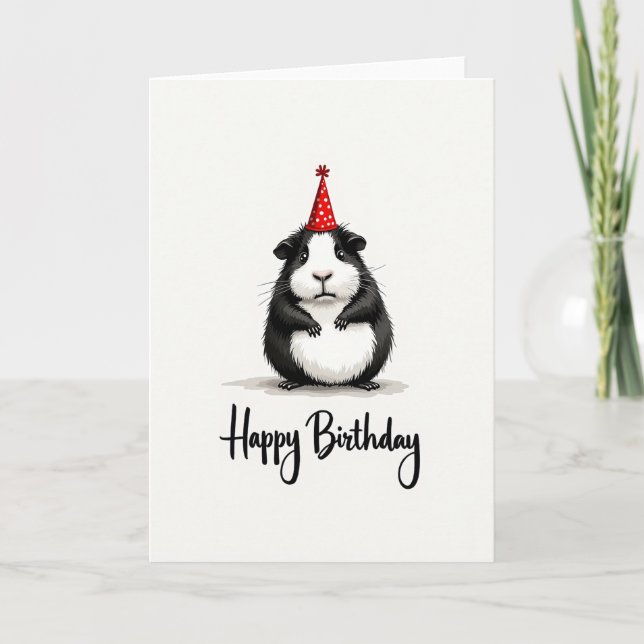 Sweet Birthday Rodent Card (Front)
