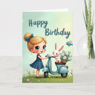 Sweet Birthday Scooter Card