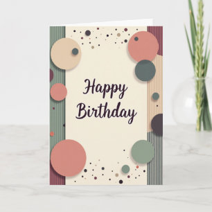 Sweet Birthday Shapes Card