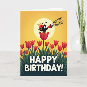 Sweet Birthday Tulip Card