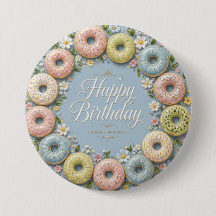 Sweet Birthday Wishes 7.5 Cm Round Badge