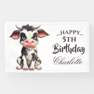 Sweet Black Cow  Banner