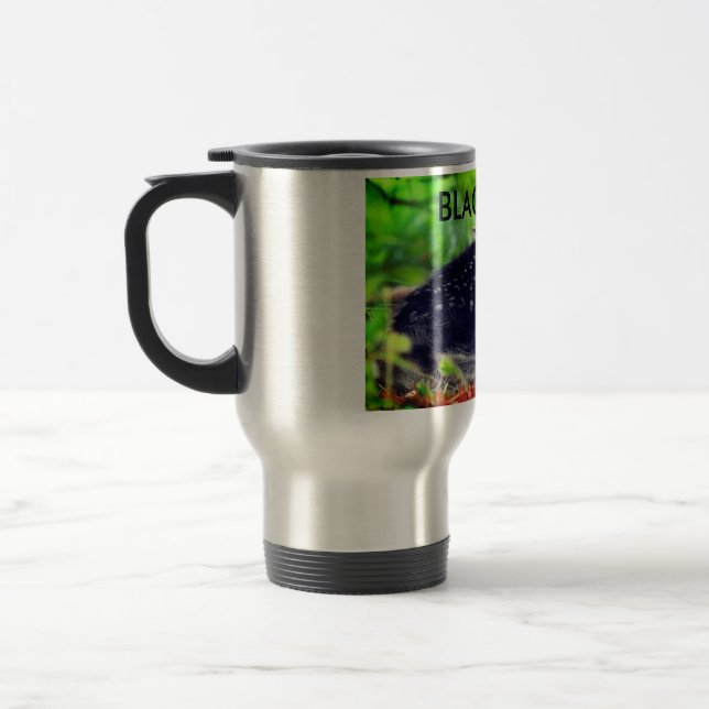 Sweet Black Deer Fawn  Travel Mug (Left)