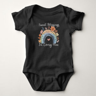 Sweet Blessings In Every Hue Boho Baby Bodysuit