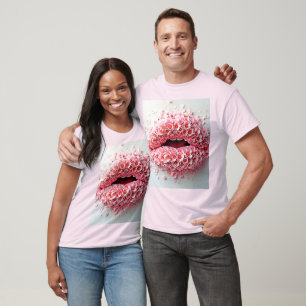 Sweet Bloom Lips Art T-Shirt
