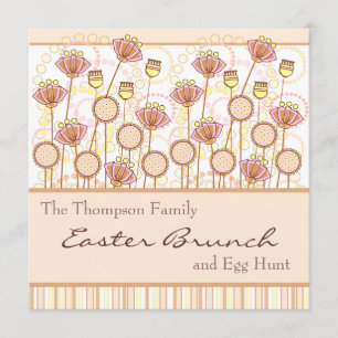 Sweet Blooms Easter Invitation