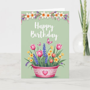 Sweet Blossom Heart Card