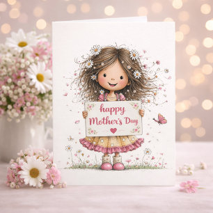 Sweet Blossoms Mother’s Day Card with Poem