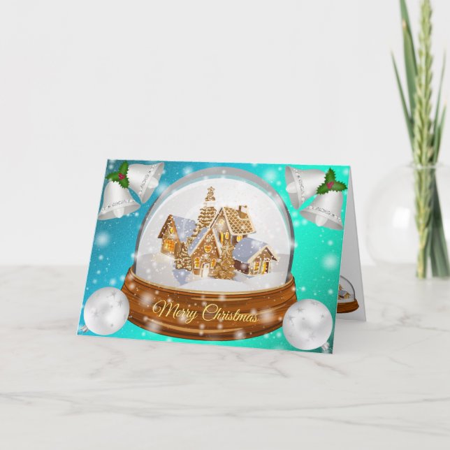 Sweet Blue Winter Card (Front)