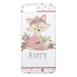 Sweet Boho Fox Personalised iPhone 8/7 Case