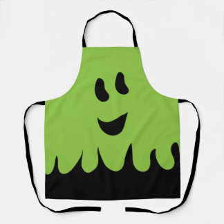 Sweet Boo Ghost Apron Green