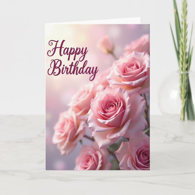 Sweet Botanical Script Card (Front)