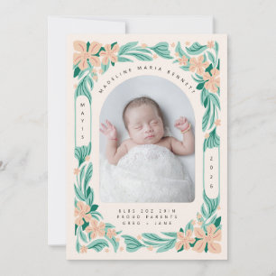 Sweet Botanicals Plaque Invitation