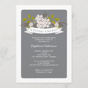 Sweet Bouquet Garden Party Bridal Shower Invitation