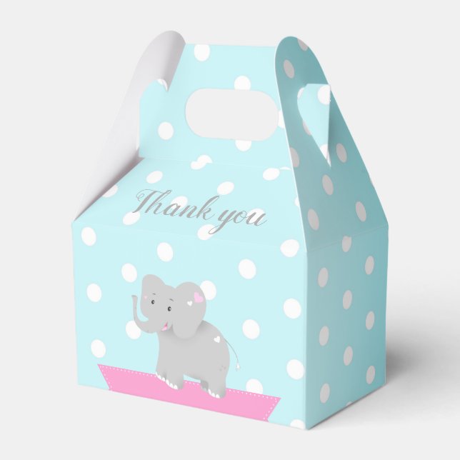 Sweet Box Elephant Baby Shower   (Front Side)